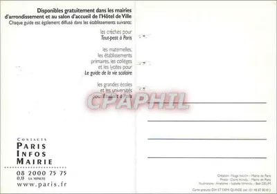 Os guias práticos da Cidade de Paris — 2002-2003 — Mairie de Paris — Verso