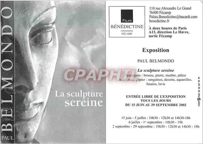 Pałac Bénédictine w Fécampie — Wystawa Paul Belmondo — Oferta weekendowa — Rewers
