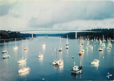A ense de Penfould e o ponte de Cornouaille — Benodet — Edições de Arte JOS
