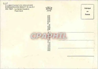 De dans van de dood — Kasteel van Kermaria-en-Isquit (Côtes-d'Armor) — Edities van Kunst Jos, Châteaulin — Achterkant