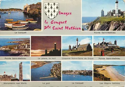 Le Conquet — Ponta Saint-Mathieu — Edições de Arte JOS. Le Baré, Châteaulin
