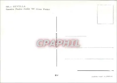 Jezus Wielkiego Mocy — Sevilla — Éd. Beascoa — Rewers