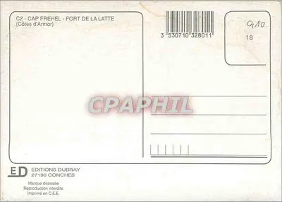 Cap Fréhel — Forte da Latte — Éditions Dubray — Verso