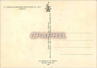 Saint-Julien-de-Vouvant — Die Kirche — Editions du Gabier — Rückseite