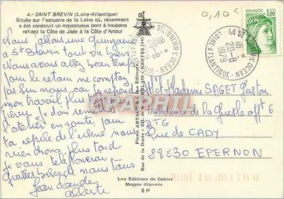 Saint-Brevin — Badeort — Les Editions du Gabier — Rückseite
