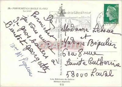 Pornichet-La Baule — A Doca — Les Editions du Gabier — Verso