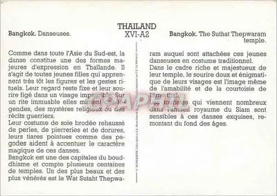 Bangkok. Ballerine. — Tempio Suthat Thepwararam — XVI-A2 — Verso
