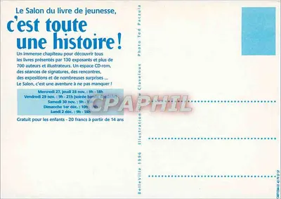 Salón del Libro Infantil — Montreuil — Ayuntamiento de Montreuil — Reverso