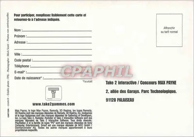 Max Payne — Concurso para uma Smart — Take 2 Interactive — Verso