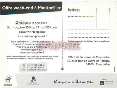 Papai Noel na praia em Montpellier — Office de Tourisme Montpellier, o Sul — Verso