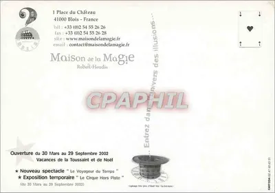 Dom Magii — Robert-Houdin — Blois — Rewers