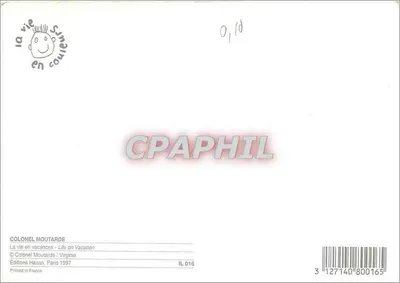 Frau mit Gepäck — Illustration — Colonel Moutarde / Virginie, Éditions Hazan, Paris 1997 — Rückseite