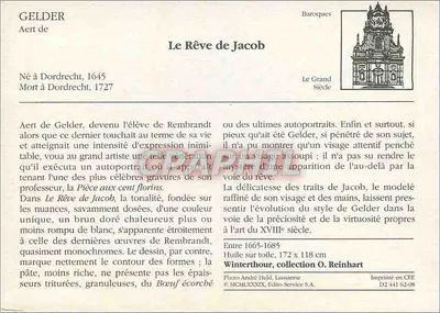 जैकब के सपना - आर्ट डी गेल्डर - प्रकाशक CEE, श्रृंखला D2 441 62.08 — पीछे