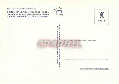 Refugium Rosuel — Wysoka Tarentaise — Wydawnictwo EDY — Rewers