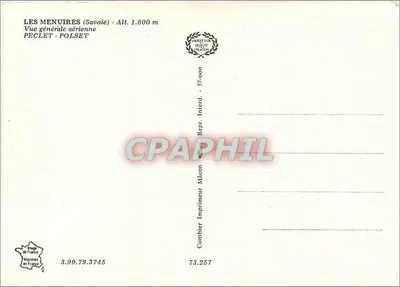 Les Menuires — Vista aérea — Peclet-Polset — Verso