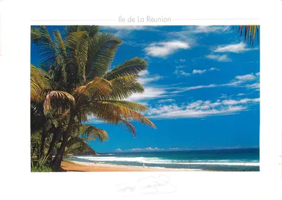 Plaża Grand Anse — Wyspa La Réunion — wydawca Serge Galletier, numer seryjny 3 524390 002019