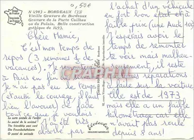 La Porta Caillhau nel 1500 — incisione — Vieux-Isbergues, N° 4983 — Verso