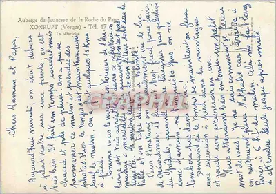 Pousada de Jovens da Roche du Page — O Refeitório — BARIN — Verso