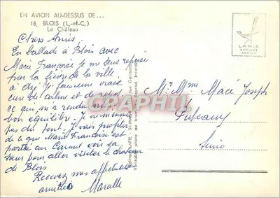 Blois — Zamek — Lapie Service Agencie — Rewers