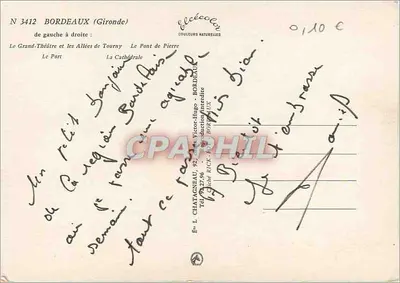 Bordeaux — widok panoramiczny — Élécécœur — Rewers