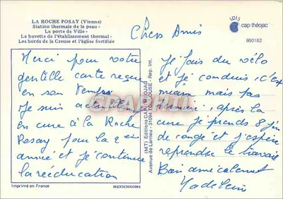 La Roche-Posay — estação termal da pele — (MTL) Edições Larrieu — Verso