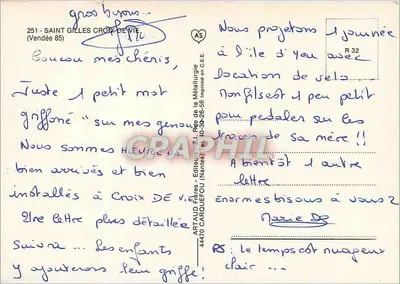 सेंट-गिल्स-क्रॉइस-डे-वी — पोर्ट और चर्च की पैनोरमा दृश्य — आर्टॉ भाइयों, नंबर 251 — पीछे