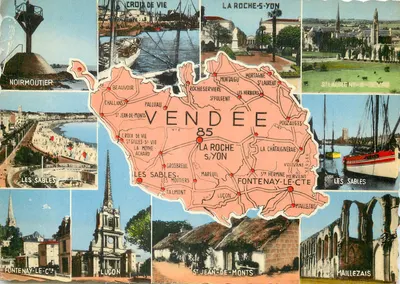 Bilhete postal moderno Vendée