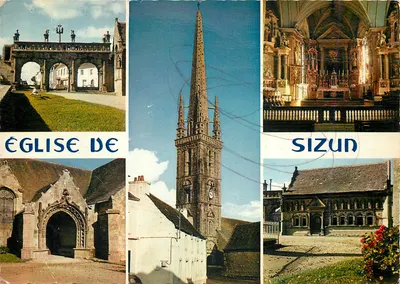 Igreja de Sizun — Bretagne — Editor Mexichrome, n° MX 550