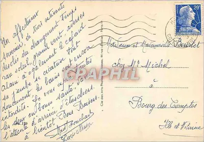 Saint-Cast — Praia de Pen-Guen — Cie des Arts Photographiques — Verso