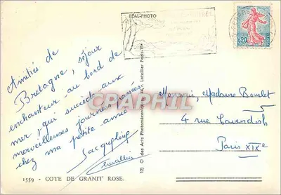 Costa del Granito Rosa — Trébeurden, Perros-Guirec, Ploumanac'h, Trégastel — Réal-Photo — Verso