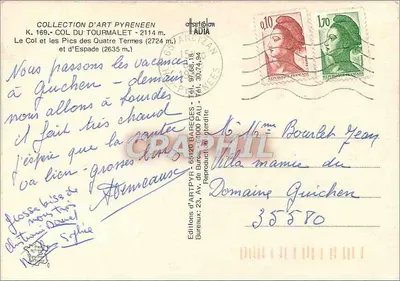 Przełęcz Tourmalet — Szczyty Czterech Czasów — Wydawnictwo d'ARTPYR — Rewers