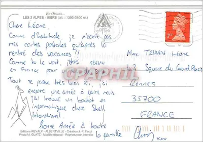 Les 2 Alpes en Oisans — Wydawnictwo Revalp — Rewers