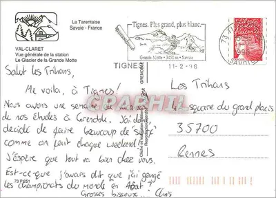 Tignes Val-Claret — ogólny widok stacji — wydawca CRAPHIL n°73 P.251 — Rewers