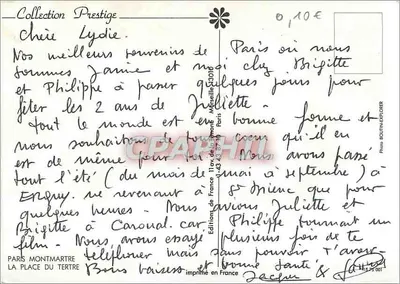 Paris — Montmartre — Edições da França — Verso