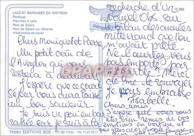 Laghi e dighe in Aveyron — Éditions Bos — Verso