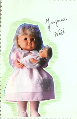 Boneca segurando um bebê — Natal — n°10