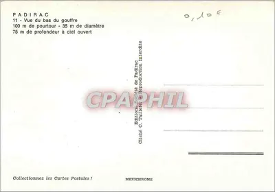Padirac — Jaskinia Padirac — Wydawnictwo C. Tallefer — Rewers