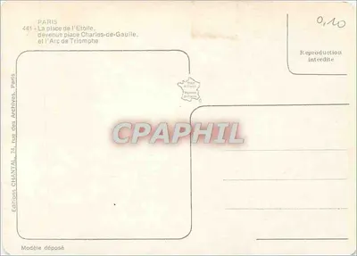 Parigi - L'Arco di Trionfo — Editore IRIS — Verso