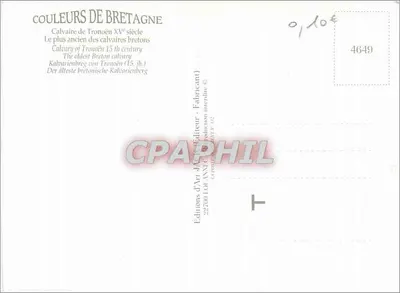 Kaplica Tronoën — Bretania — Wydawnictwo Sztuki J. Loanne — Rewers