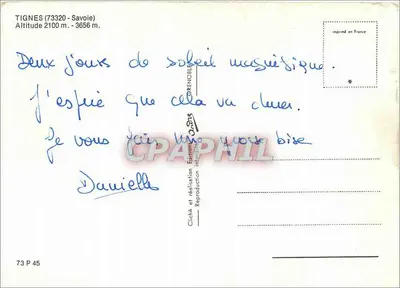Tignes — estação de esqui — Edições Grenoble — Verso
