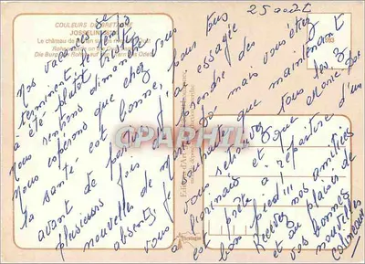 Zamek w Josselin — na brzegach Odetu — Wydawnictwo Sztuki Chrześcijańskiej — Rewers