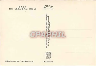 Caen — Kerk van Sint-Pieter (13e eeuw) — IRIS — Achterkant