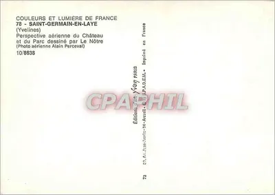 Saint-Germain-en-Laye — Château et parc — Éditions Jean-Jaurès — Achterkant