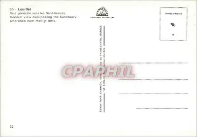 Lourdes — Vista generale verso i Santuari — Edizione YAN-P. CHAMBON — Verso