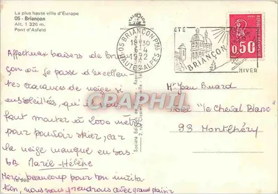 Most Asfeld — Briançon — Wydawca: Spółka Wydawnictw Francuskich — Rewers