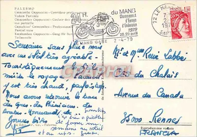 Katakomby Kappucynów — Częściowy widok — 64 Wyd. Ar. Co. Palermo — Rewers