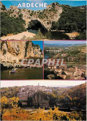 Ardeche — Gorges, pontes e vilas suspensas — Ed. D. PIGNOL