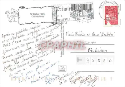 Crémieu — Miasto średniowieczne — Éditions CPHAPHIL — Rewers