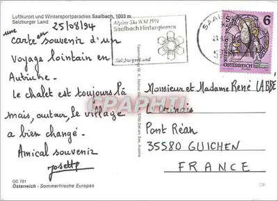 Saalbach-Hinterglemm — Alpy austriackie — wydawca OC 701 — Rewers