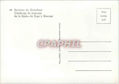 Omgeving van Gérardmer — De Jeugdherberg de Roche du Page in Xonrupt-Allagnes — Foto BARIN, Gérardmer — Achterkant